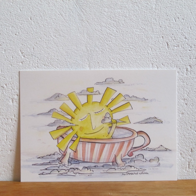 Sonne in Badewanne