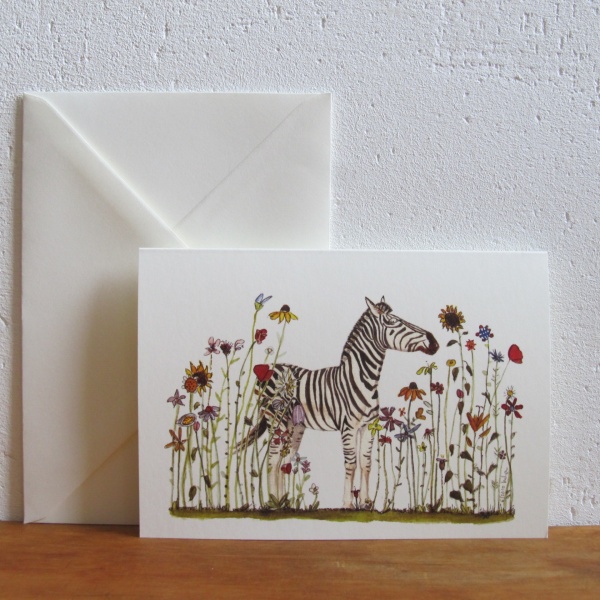 Zebra im Garten