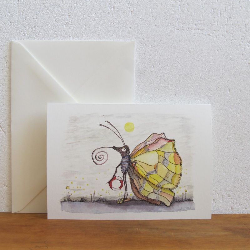 Schmetterling mit Rettungsring