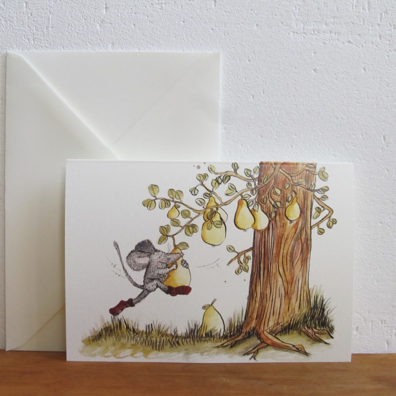Birnen Baum Maus Socken