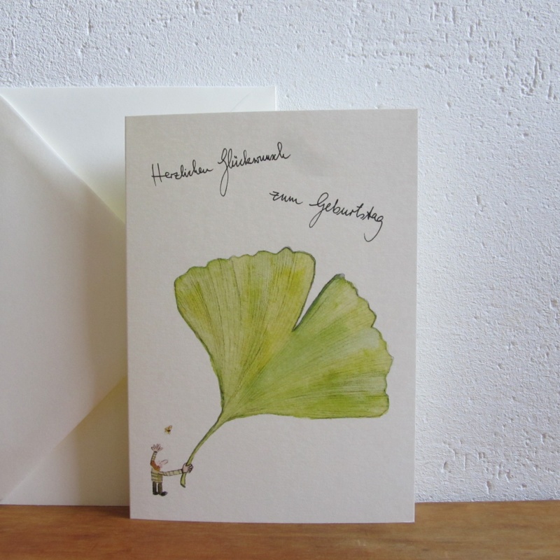 Ginkgoblatt, Geburtstag