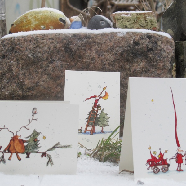 Kleine Briefkarte Weihnachten
